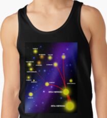 Zeta Reticuli Sternkarte Tank Top