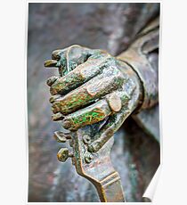 The hand of Stevie Ray Poster