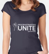 Procrastinators Unite Tomorrow Women's Fitted Scoop T-Shirt