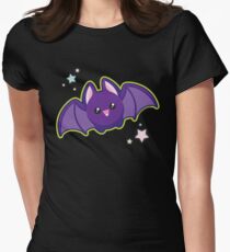 Kawaii Bat Women's Fitted T-Shirt