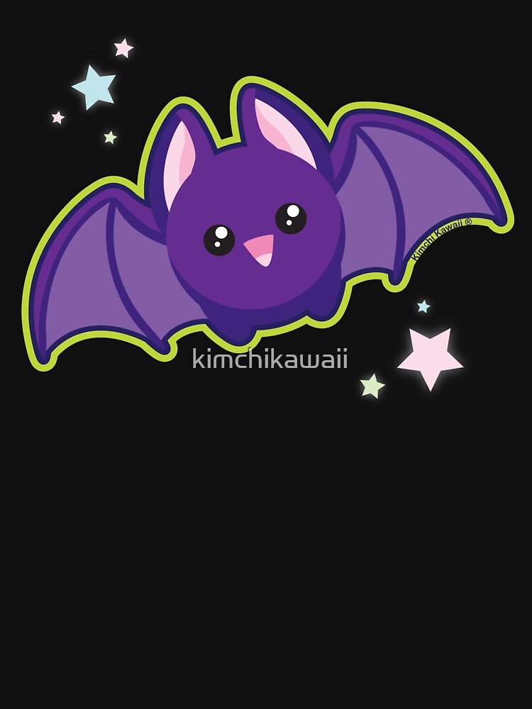 "Kawaii Bat" Tshirt by kimchikawaii Redbubble