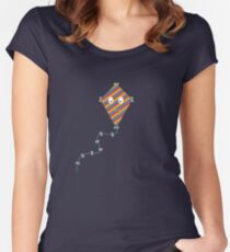 Colourful kite Women's Fitted Scoop T-Shirt