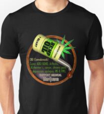 Hemp Oil cures by valxart learn truth about use of hemp oil to cure illness and pains. Unisex T-Shirt