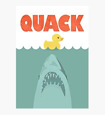 Jaws Rubber Duck 'Quack' Photographic Print