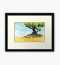 Inside the Moon Framed Print