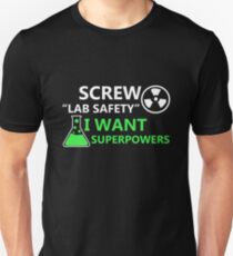 Schraube Labor Sicherheit Slim Fit T-Shirt