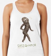 Sassquatch Racerback Tank Top