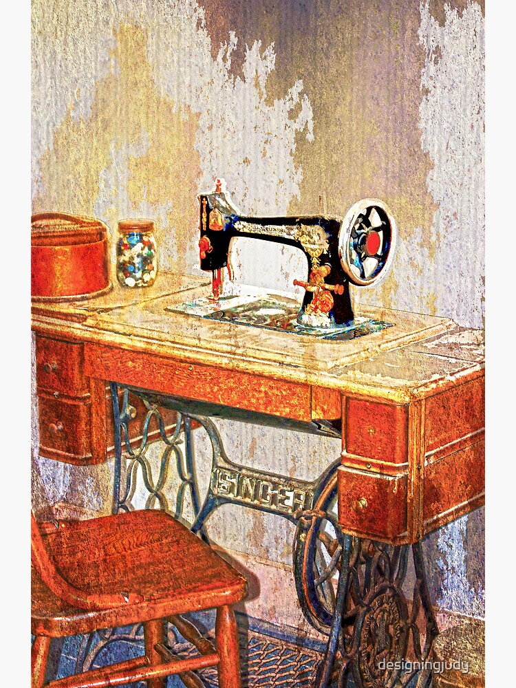 "Sew History in the Making" Framed Art Print by designingjudy Redbubble
