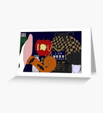 Sherlock everyday objects Greeting Card