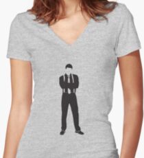 Booth Women's Fitted V-Neck T-Shirt