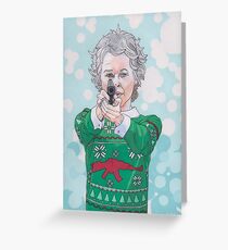 Christmas Carol Greeting Card