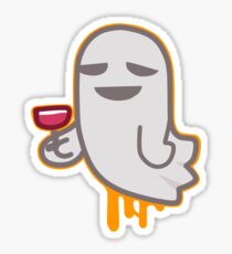 "WINE GHOSTIE" Sticker