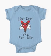 What Does The Fox Say (purple) One Piece - Short Sleeve