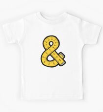 Ampersand Measuring Tape Kids Tee
