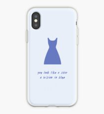 Vision In Blue iPhone Case