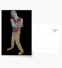 Christmas Zombie Postcards