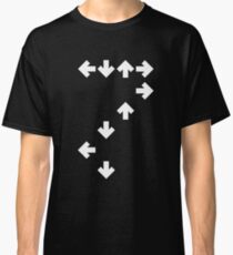 In the Groove: White Arrows Classic T-Shirt