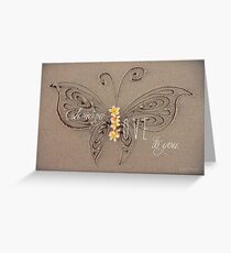 Sending Love Greeting Card