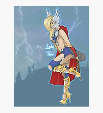 Lady Thor Photographic Print