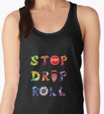 Stop, drop and roll Rainbow Women's Tank Top
