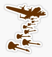 The Guitar Bomber Sticker
