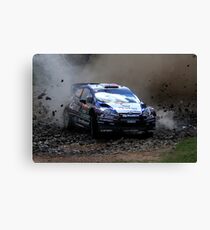 Mads Ostberg - World Rally Championship Australia - Sunday 2013 Canvas Print