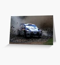 Mads Ostberg - World Rally Championship Australia - Sunday 2013 Greeting Card