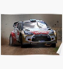 Miko Hirvonen - FIA World Rally Championship Australia 15.09.2013 Poster