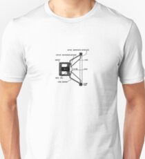 Dynamic Speaker - Black Lineart Unisex T-Shirt