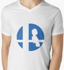 Luigi - Super Smash Bros. Men's V-Neck T-Shirt