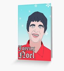 Joyeux Noel Gallagher Christmas card (OASIS) Greeting Card