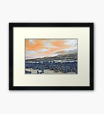 Orange Sky Framed Print