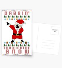 Postales Dabbing Santa