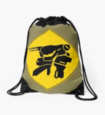Bipedal Walking Tank X-ing Drawstring Bag