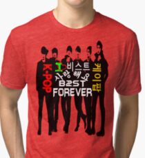 ♥♫I Love B2ST Forever Splendiferous K-Pop Clothes & Stickers♪♥ Tri-blend T-Shirt