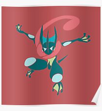 Christmas Greninja Poster