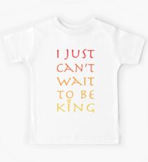 Camiseta para niños No puedo esperar