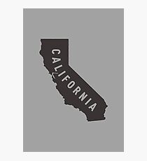 California - My home state Photographic Print