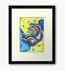 Sleeping In | British Shorthair Framed Print