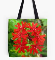 Exotic Garden Red Tote Bag