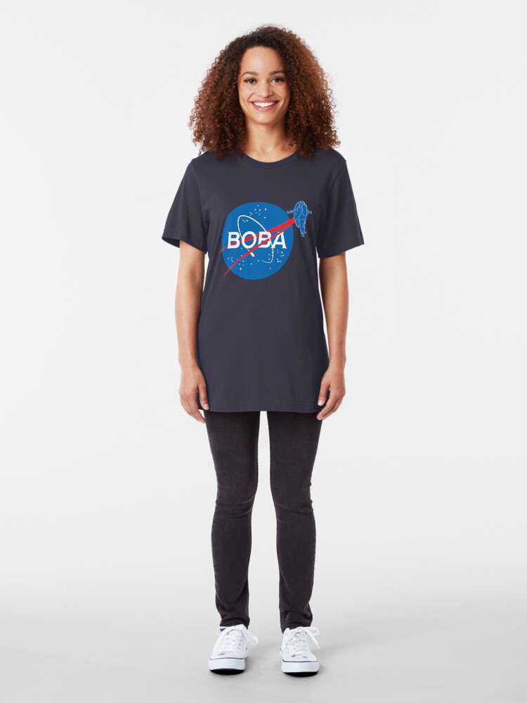 Alternate view of BOBA NASA Slim Fit T-Shirt