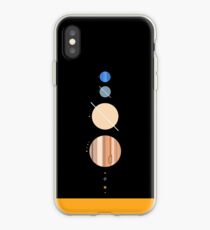 Minimalistisches Sonnensystem iPhone-Hülle & Cover