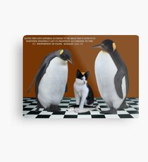 "THIS IS NOT JUNIOR - WHO IS THIS IMPOSTER?" (WITH SCRIPTURE) Always show the you in you that makes you the you that you are. Metal Print