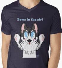 Paws in the air! Men's V-Neck T-Shirt