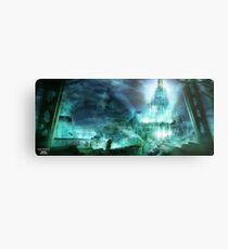 Final Fantasy VII - Midgard Metal Print