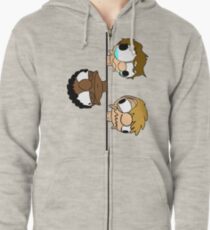 SG head stack Zip Up hoodie Zipped Hoodie