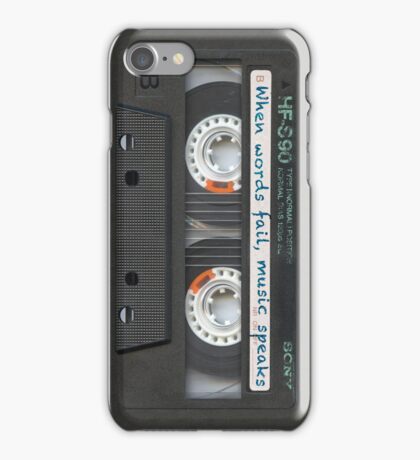 Sony Blank Tape 80s iPhone Case