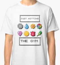 Pokemon hitting the gym Classic T-Shirt