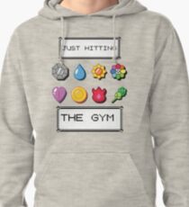 Pokemon hitting the gym Pullover Hoodie
