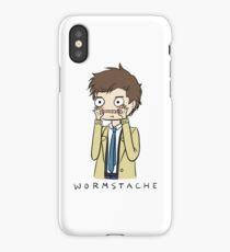 Castiel Wormstache iPhone Case